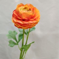 Buatan tangan asli sentuh Ranunculus bunga dekorasi baru dirancang ramah lingkungan alami tahan lama untuk kelulusan