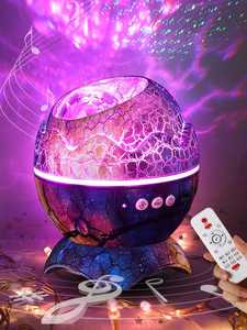 <span class=keywords><strong>Projecteur</strong></span> d'étoiles en forme d'œuf de dinosaure avec haut-parleur Bluetooth, veilleuse à ondes océaniques et ciel <span class=keywords><strong>étoilé</strong></span> pour la décoration de chambre d'enfants et d'adultes - Product Image 6