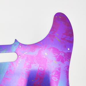 Cubierta Decorativa de Titanio de un Solo Orificio para Pastilla de Guitarra Eléctrica, Panel Protector Frontal Estándar, Color Morado - Product Image 6
