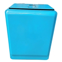 Conteneur isotherme en métal pour la vente ambulante de marchés nocturnes en plein air