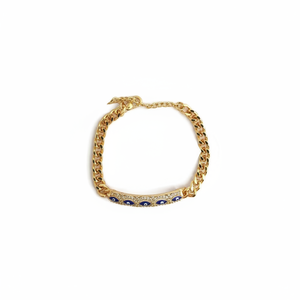 สร้อยข้อมือแฟชั่นทองเหลืองแท้มีเสน่ห์ - Product Image 2