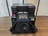 Imprimante DTG DTF 2 en 1 A4 A3 à plat, impression directe sur vêtement et film textile avec encre blanche pour les petites entreprises