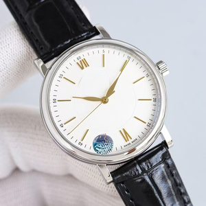 Reloj de pulsera de lujo, superventas, luminoso, automático, resistente al agua, con caja de acero inoxidable y zafiro, esfera blanca, números romanos y manecillas doradas, nuevo - Product Image 2