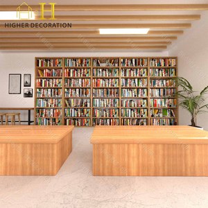 Chất lượng cao tùy chỉnh bằng gỗ Hiệu Sách đồ nội thất nhà thư viện đồ nội thất cho bán - Product Image 1