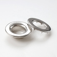 Oeillet métallique de forme ovale pour bâche