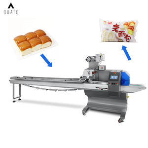Máquina de embalaje horizontal de panadería promocional Máquina de embalaje de flujo de tira continua Máquina de embalaje de flujo tipo almohada Pequeña - Product Image 1