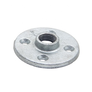 <span class=keywords><strong>Flangia</strong></span> da pavimento 1/2 3/4 pollici <span class=keywords><strong>flangia</strong></span> per raccordi per tubi in ghisa malleabile nera per la lotta antincendio a olio d'acqua fai da te - Product Image 6