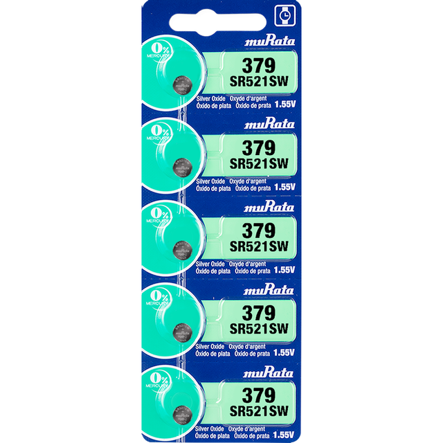 Hot Selling Good Price 1.55v Watch Battery 379/521 Wholesale Button Batteries for sony