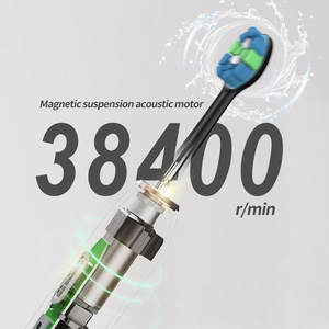 Brosse à dents électrique rechargeable intelligente et écologique pour les voyages à domicile et les soins bucco-dentaires Brosse à dents sans fil alimentée par batterie - Product Image 3