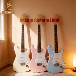 <span class=keywords><strong>Chitarra</strong></span> <span class=keywords><strong>elettrica</strong></span> OEM ST di alta qualità Corpo in legno di Paulownia Cina Made SSH Pickup Chitarre all'ingrosso a buon mercato - Product Image 2