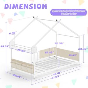 Foreign trade cross-border children's princess <b>bed</b>, home use, high-value, Instagram-style children's <b>house</b> design, full-size - Product Image 4
