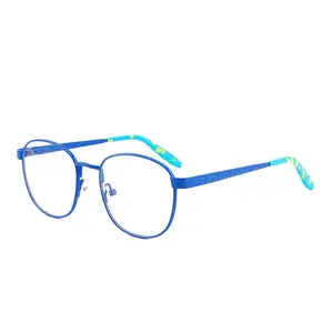 New Children'S Anti-Blue Glasses Fashion TR Optical Kids Glasses River Eyeglasses Frames Rainbow lovely