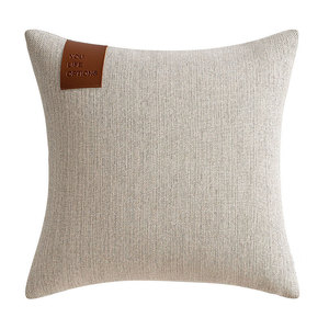 Housses <span class=keywords><strong>de</strong></span> coussin carrées modernes personnalisables pour canapé et tête <span class=keywords><strong>de</strong></span> <span class=keywords><strong>lit</strong></span>, en fausse soie, pour usage domestique et hôtelier, vente en gros, étiquettes, logos, texte personnalisé DIY - Product Image 3