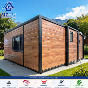 Casa Contenedor Prefabricada Expandible de 20 Pies/40 Pies con Aislamiento Térmico, Estándares AU, 3 Dormitorios, Cocina, Moderna, Galvanizada, Tipo Villa - Product Image 1