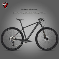 Vélo de montagne en carbone M5 Boost Axle Wheeltop EDS OX 13 vitesses E-Shift M6100 Freins à disque doubles Selle confortable Tout-terrain