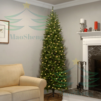 Sapin de Noël artificiel en cèdre de 3,6 m de haut, de haute qualité, coloré et éclairé, en matériaux PE+PVC, fournisseur en gros OEM