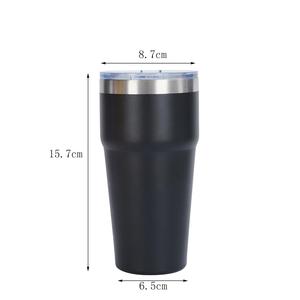 Mug à <span class=keywords><strong>café</strong></span> isotherme personnalisé en acier inoxydable de 16 oz avec doublure en céramique et poignée, idéal pour boissons froides, cadeau d'affaires, tasses à sublimation - Product Image 5
