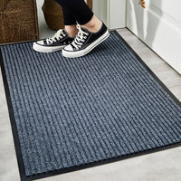 Paillassons en PVC bon marché Dirt Trapper Stripe Paillasson Heavy Duty antidérapant Chaussures Grattoir Tapis d'entrée