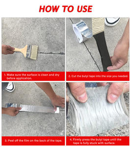 <span class=keywords><strong>Bande</strong></span> butyle adhésive forte pour des réparations en métal de toit et de gouttière - Product Image 6