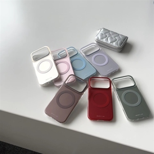 <span class=keywords><strong>Funda</strong></span> Magnética Electrochapada de Color Puro, Apta para 17 Pro Max, Estilo Coreano, para Modelos 16, 15, 14, 13 - Product Image 3