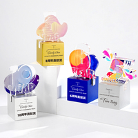 Trophée personnalisé en acrylique gravé en 3D avec photo, image iceberg, texte, souvenir, cadeau, médailles, plaques, étanche, haute qualité