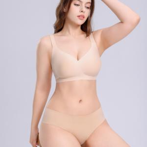 Chất Lượng Tốt Của Phụ Nữ Cộng Với Kích Thước M-3XL Liền Mạch Áo Ngực Với Có Thể Điều Chỉnh Dây Đeo Lãng Mạn Ít Thiết Kế Rỗng <span class=keywords><strong>Push</strong></span>-up Tính Năng Đồ Lót - Product Image 4