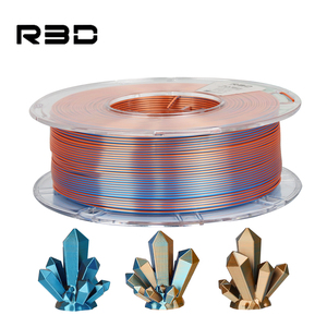 Filament <span class=keywords><strong>PLA</strong></span> magique R3D <span class=keywords><strong>orange</strong></span> et bleu, 2 couleurs, soyeux, pour imprimante 3D FDM/stylo 3D, 1,75 mm, 1 kg, 340 m de longueur, tolérance de 0,02 mm, ROHS - Product Image 6