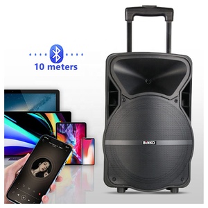ポータブル屋外サブウーファー15インチベースステレオサウンドbt5.0パーティーボックススピーカーカラオケトロリースピーカー - Product Image 3