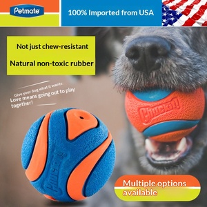 Jouet pour chien Petmate, balle en caoutchouc <span class=keywords><strong>Chuckit</strong></span> Classic, jouet interactif résistant aux morsures, sonore, pour promener les chiens, jouets à lancer - Product Image 3