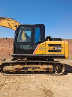 Prix abordable, occasion, Sany 155 Sy155C SY155H, faible nombre d'heures, 15 tonnes, peinture d'origine, excavatrice sur chenilles d'occasion SY155 à vendre