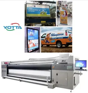 Lungo tempo di servizio 5m 2.5m 3.2m ibrido Uv Roll To Roll stampante Uv commerciale ad alta stabilità stampante Uv Led
