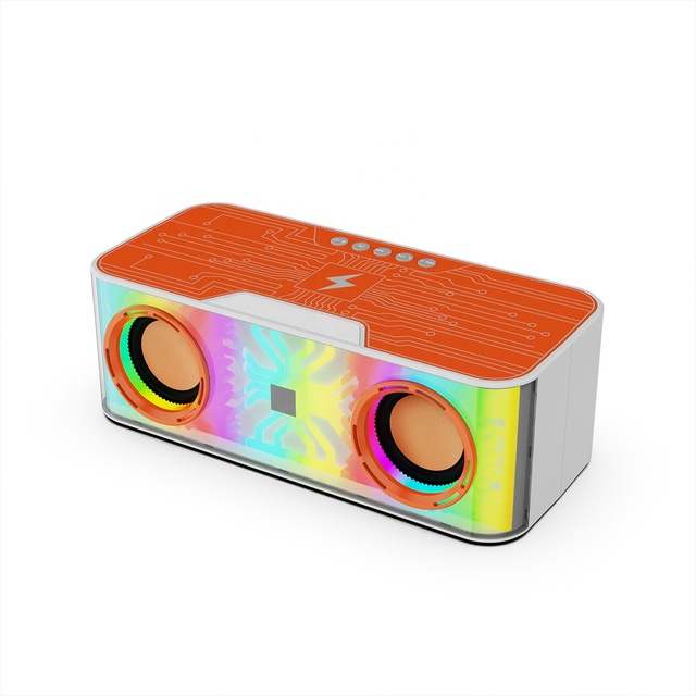Home Outdoor Bluetooth White Noise Speaker, Support Light Wireless Karaoke Stereo Bass Portable Entertainment Wholesale Gift