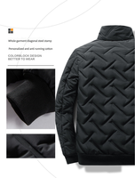 ODM personnalisé hommes hiver doudoune marine formel Style décontracté épaissi plume de canard en gros pour le commerce extérieur Debossed Design