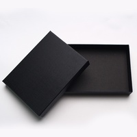 Boîte cadeau noire Lailai avec nœud papillon pour mariage, fêtes, étudiants, décoration en corne, boîte d'emballage rectangulaire pour bijoux (personnalisable)