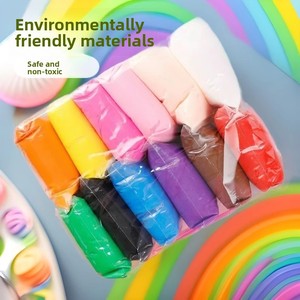 ดินเหนียวแห้งเร็วแบบแพ็คใหญ่ 35 กรัม - ชุดทำโมเดล DIY สำหรับเด็ก 12 สี (4-6 ปี) - Product Image 2