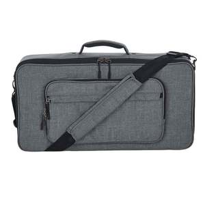 Muestra Gratuita de Bolsa de Transporte para Pedalera, Multifuncional, de Poliéster Gris, Gran Capacidad, Portátil, con Correa para el Hombro - Product Image 5