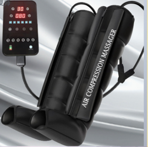 Sistema de Recuperación por Compresión de Aire, Dispositivo Secuencial Profesional con Control de Tiempo para Terapia de Masaje, Botas para Pies y Piernas - Product Image 3