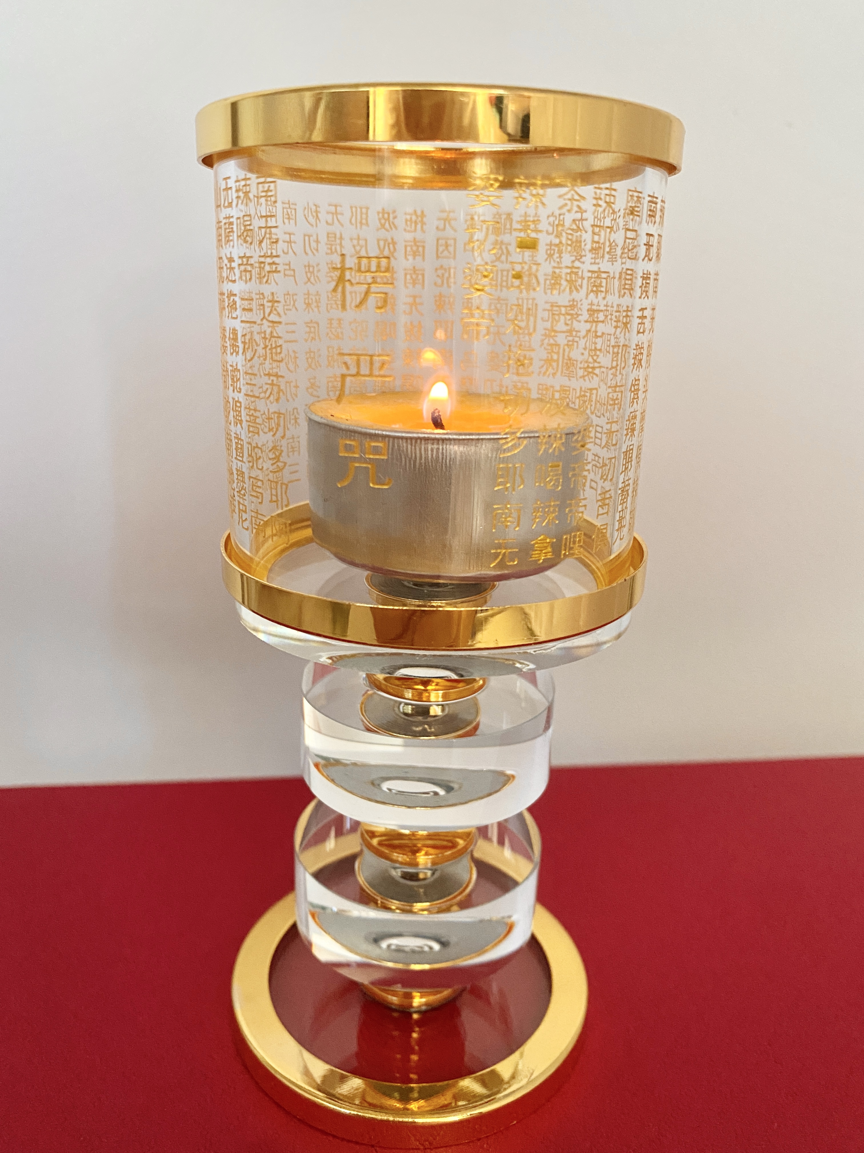 Chandelier mantra shurangama à deux étages