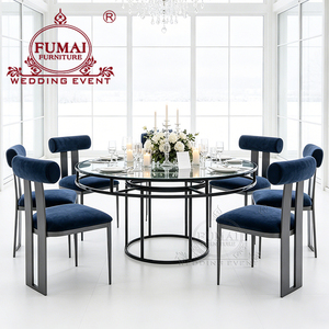 Chaises de banquet de mariage en métal noir au design moderne, vente en gros à Dubaï - Product Image 4