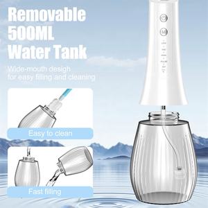 جهاز تنظيف الأسنان المائي المحمول اللاسلكي سعة 500 مل للاستخدام المنزلي - Product Image 4