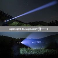 Usine En Gros XHP50 Camping Randonnée Torche Puissance Lumineuse Superbe Rechargeable Tactique Lampe De Poche LED
