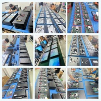 Flush mounted 15.6 Inch Industrial Capacitive Touchscreen PC Embedded Dustproof Monitor with USB Interface New