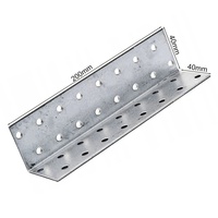 Équerre d'angle en acier galvanisé/fer robuste pour bois et poutres – Taille personnalisée disponible