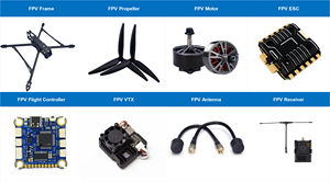 15 Inch FPV Racing Drone 5.8G 48CH 3W VXT 380 Kv 8S Motor 40 Long Flight Time 8KG Payload RC FPV Drone Kit - Product Image 5