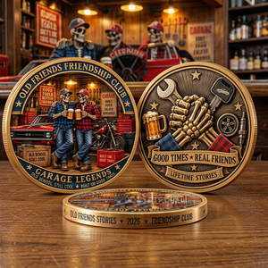 Fabricante Profesional de Monedas Conmemorativas 2D Personalizadas y Monedas de Metal 3D Personalizadas para Celebraciones de Aniversario Corporativo - Product Image 1