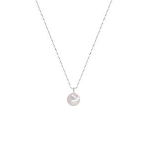 Collar con Colgante de Corazón Roto de Plata de Ley S925 con Perla para Mujer, Diseño de Nicho de Alta Gama, Joyería en Capas de Moda - Product Image 5