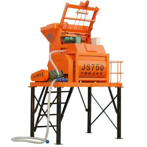 JS500 JS750 Panci Elektrik Kecil, Mesin Pengaduk Mixer, Pan Beton Semen Bongkar Pasang Sendiri Harga untuk Dijual