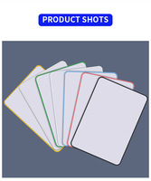 Tableau blanc miniature A4/A5 personnalisé, double face, effaçable à sec, magnétique, pour enfants, mini tableau d'écriture en plastique pour le bureau