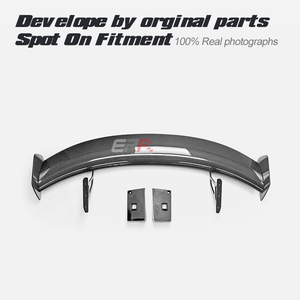 สปอยเลอร์หลังแบบ EPA Type R2H สำหรับ Elantra/Avante (CN7) (แบบชั้นเดียว) คาร์บอนไฟเบอร์ (ความสูง 300 มม. และความยาว 1480 มม.) - Product Image 3