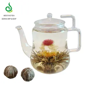 थोक सबसे अच्छा लाभ प्राकृतिक हस्तनिर्मित चमेली फूल गुलाब लिली परी चांदी सुई खिल चाय फूल चाय गेंदों